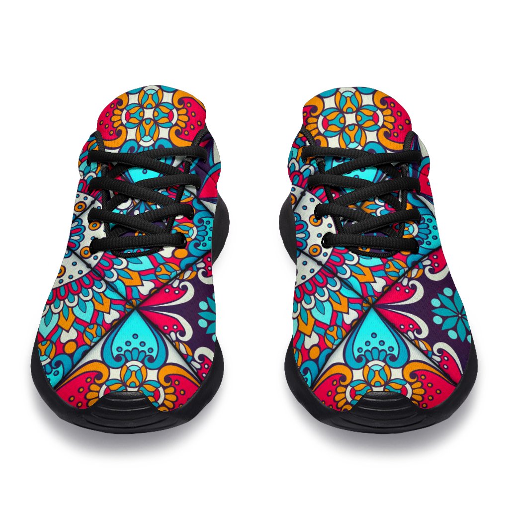 Bohemian Indian Mandala Patchwork Print Sport Shoes GearFrost