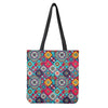 Bohemian Indian Mandala Patchwork Print Tote Bag