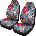 Bohemian Indian Mandala Patchwork Print Universal Fit Car Seat Covers