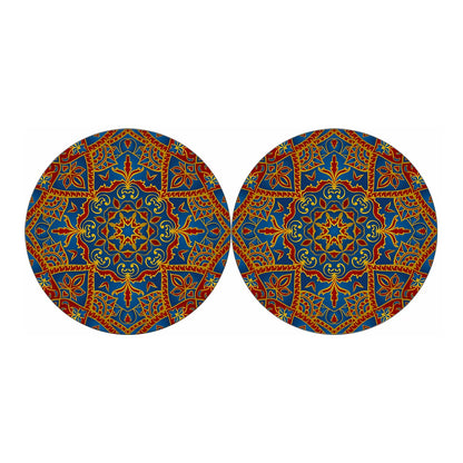 Bohemian Indian Mandala Pattern Print Car Coasters