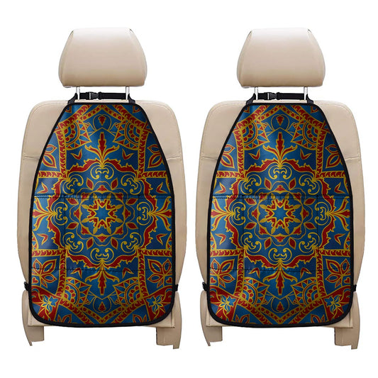 Bohemian Indian Mandala Pattern Print Car Seat Organizers
