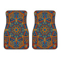 Bohemian Indian Mandala Pattern Print Front Car Floor Mats