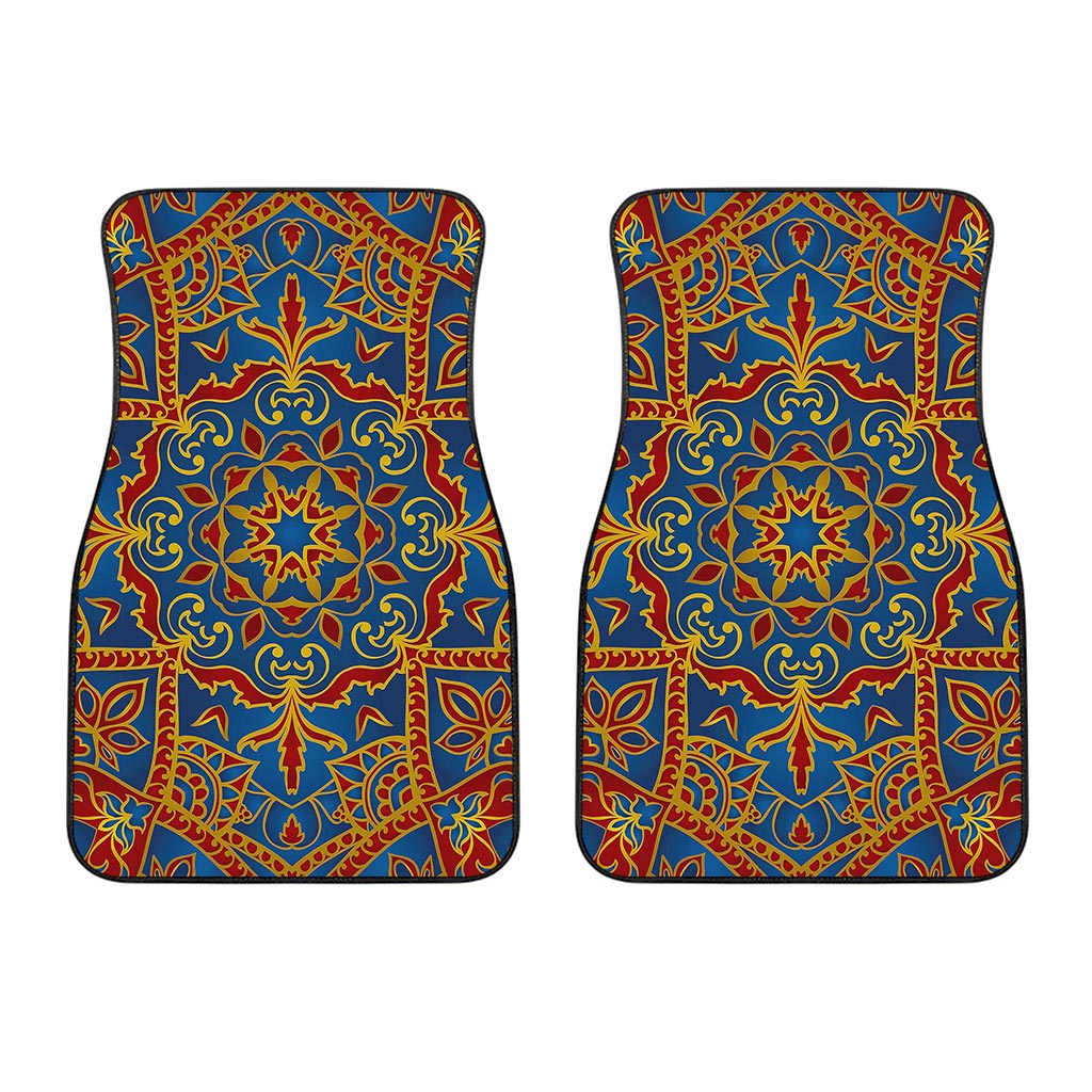 Bohemian Indian Mandala Pattern Print Front Car Floor Mats