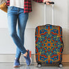 Bohemian Indian Mandala Pattern Print Luggage Cover GearFrost