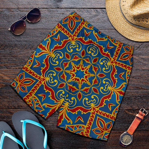 Bohemian Indian Mandala Pattern Print Men's Shorts