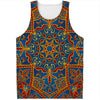 Bohemian Indian Mandala Pattern Print Men's Tank Top