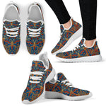 Bohemian Indian Mandala Pattern Print Mesh Knit Shoes GearFrost