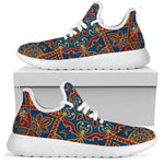 Bohemian Indian Mandala Pattern Print Mesh Knit Shoes GearFrost