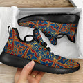 Bohemian Indian Mandala Pattern Print Mesh Knit Shoes