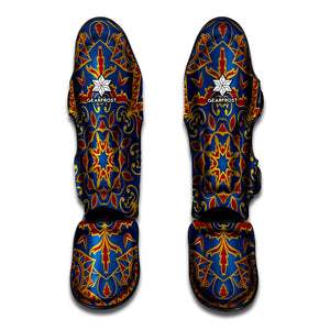 Bohemian Indian Mandala Pattern Print Muay Thai Shin Guard