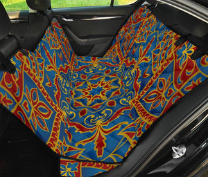 Bohemian Indian Mandala Pattern Print Pet Car Back Seat Cover