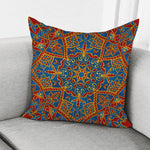 Bohemian Indian Mandala Pattern Print Pillow Cover