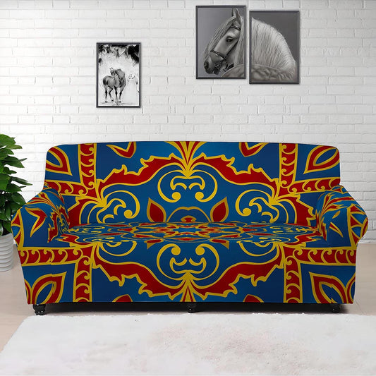 Bohemian Indian Mandala Pattern Print Sofa Cover