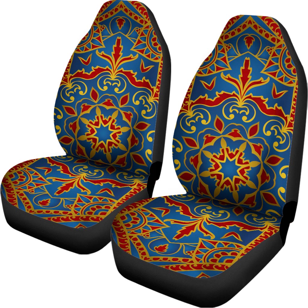 Bohemian Indian Mandala Pattern Print Universal Fit Car Seat Covers