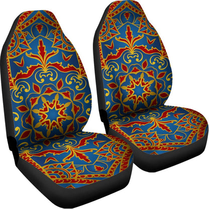 Bohemian Indian Mandala Pattern Print Universal Fit Car Seat Covers