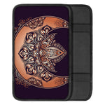 Bohemian Moon And Sun Print Car Center Console Cover
