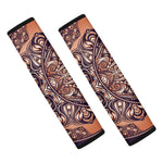 Bohemian Moon And Sun Print Car Seat Belt Covers