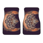 Bohemian Moon And Sun Print Front Car Floor Mats