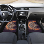 Bohemian Moon And Sun Print Front Car Floor Mats