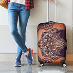 Bohemian Moon And Sun Print Luggage Cover