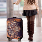 Bohemian Moon And Sun Print Luggage Cover
