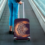 Bohemian Moon And Sun Print Luggage Cover