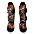 Bohemian Moon And Sun Print Muay Thai Shin Guards