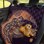 Bohemian Moon And Sun Print Pet Car Back Seat Cover