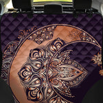 Bohemian Moon And Sun Print Pet Car Back Seat Cover
