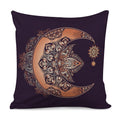 Bohemian Moon And Sun Print Pillow Cover