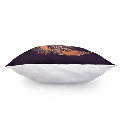 Bohemian Moon And Sun Print Pillow Cover