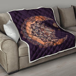 Bohemian Moon And Sun Print Quilt