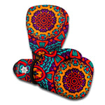 Bohemian Native Mandala Pattern Print Boxing Gloves