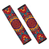 Bohemian Native Mandala Pattern Print Car Seat Belt Covers