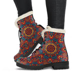 Bohemian Native Mandala Pattern Print Comfy Boots GearFrost