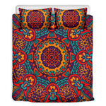 Bohemian Native Mandala Pattern Print Duvet Cover Bedding Set