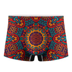 Bohemian Native Mandala Pattern Print Men's Boxer Briefs