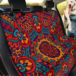 Bohemian Native Mandala Pattern Print Pet Car Back Seat Cover