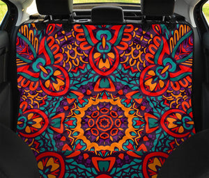 Bohemian Native Mandala Pattern Print Pet Car Back Seat Cover