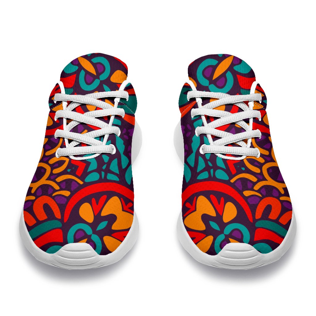 Bohemian Native Mandala Pattern Print Sport Shoes GearFrost