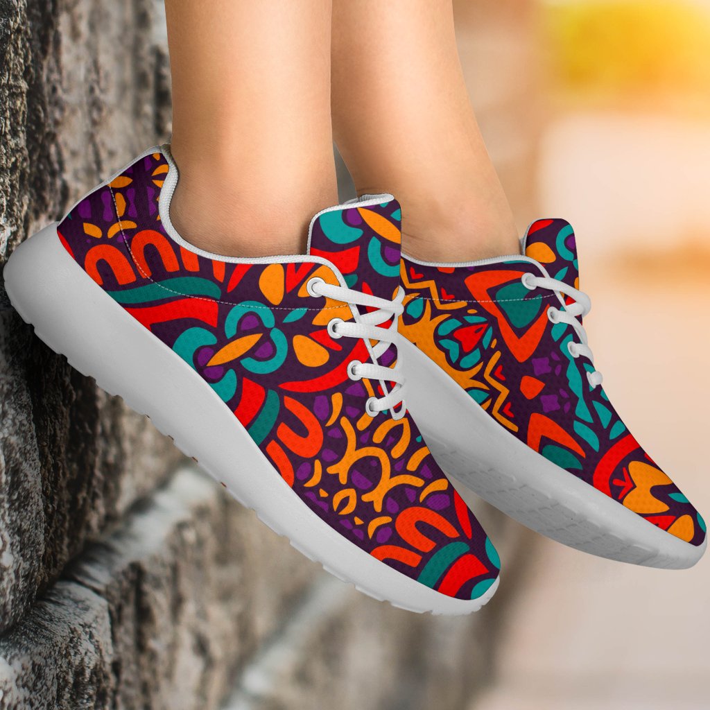 Bohemian Native Mandala Pattern Print Sport Shoes GearFrost