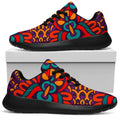 Bohemian Native Mandala Pattern Print Walking Shoes