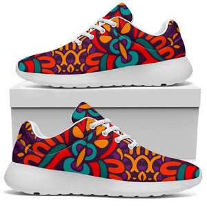 Bohemian Native Mandala Pattern Print Sport Shoes GearFrost