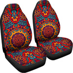 Bohemian Native Mandala Pattern Print Universal Fit Car Seat Covers
