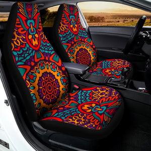 Bohemian Native Mandala Pattern Print Universal Fit Car Seat Covers