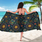 Bohemian Owl Pattern Print Beach Sarong Wrap