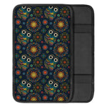 Bohemian Owl Pattern Print Car Center Console Cover