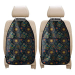 Bohemian Owl Pattern Print Car Seat Organizers