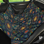 Bohemian Owl Pattern Print Pet Car Back Seat Cover