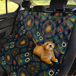 Bohemian Owl Pattern Print Pet Car Back Seat Cover